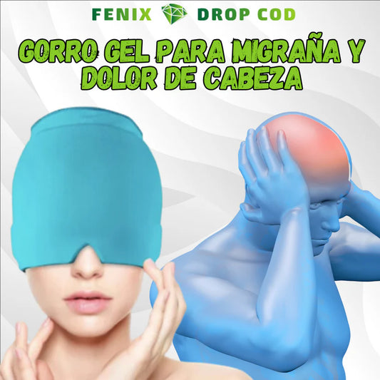 GORRO GEL PARA MIGRAÑA Y DOLOR DE CABAZA